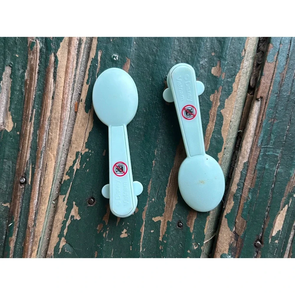 Disney Mickey Mouse Plastic Spoons blue Set of 2 Kids Utensils